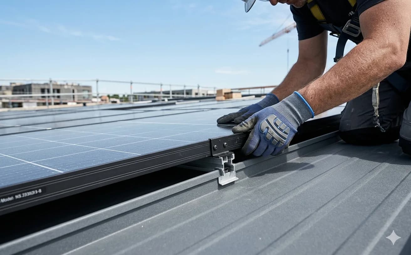 Can a Standard Solar Panel Become Roofing Material?